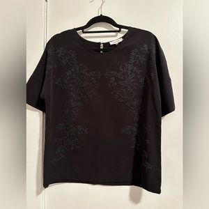 Calvin Klein - Black Beaded Top - M